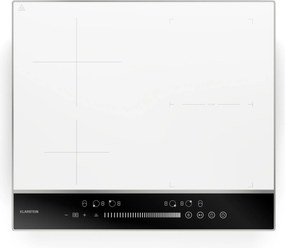 Klarstein Двутонов хибриден индукционен готварски плот, Flex Zone, LED дисплей, Плъзгач за управление, 7200 W