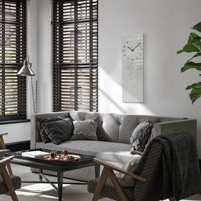 Стенни часовници Glassclock , 20 x 60 cm Concrete - Styler