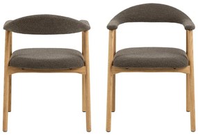 Кафяв трапезен стол Addi – Actona