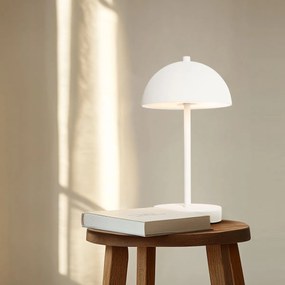 Настолна лампа за външна употреба бяла акумулаторна с 3-степенна димиране - Keira