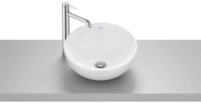 Умивалник върху плот, A32787K000, Roca, порцелан, бял, 38х38х17см