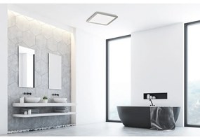 Сиво LED осветление за таван 30x30 cm Gotland - Fischer &amp; Honsel