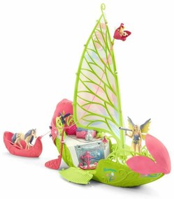 Playset Schleich Sera's magical flower boat Кон Пластмаса