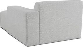 Бял модулен диван от букле (десен ъгъл) Roxy – Scandic