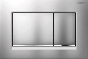 Geberit 115.883.JQ.1-бутон за смиване Sigma30 24,6x16,4 см матов хром/лъскав хром