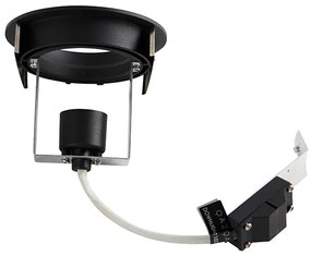 Комплект от 6 модерни черни наклоняеми вградени прожектора AR70 - Cisco