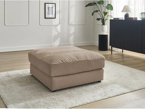 Кафяво-сива кадифена табуретка Sierra – Bobochic Paris