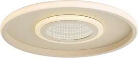 Модерна таванна лампа бяла с LED и 3-степенен превключвател - Frini