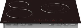Стъклокерамичен плот за вграждане Tesla HV6300MB, 5700W, 9 степени, Таймер, Индикатор за гореща повърхност, Защита от деца, Черен