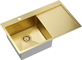 Стоманена мивка RUSSEL 111 Gold
