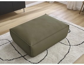 Зелена табуретка от изкуствена кожа Boheme – Bobochic Paris