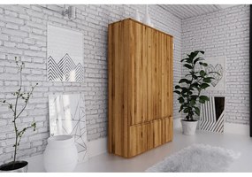 Дъбов гардероб 135x206 cm Vento 3 - The Beds