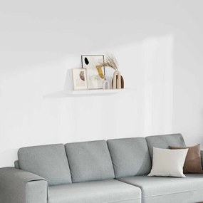 323817 vidaXL Окачен стенен рафт, бял, 90x23,5x3,8 см, МДФ