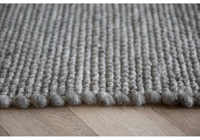 Сив вълнен килим 340x240 cm Auckland - Rowico