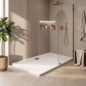 Корито за душ кабина -акрилно Rea Savoy White 80x100