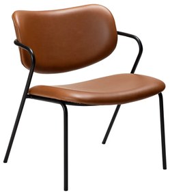 Кафяв фотьойл от изкуствена кожа в цвят коняк Zed - DAN-FORM Denmark