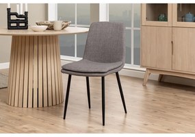 Сив трапезен стол Becca - Actona