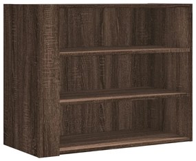 848422 vidaXL Стенен шкаф, кафяв дъб, 75x35x60 см, инженерно дърво