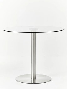 Кръгла трапезна маса със стъклен плот ø 90 cm Metropolitan – Premier Housewares