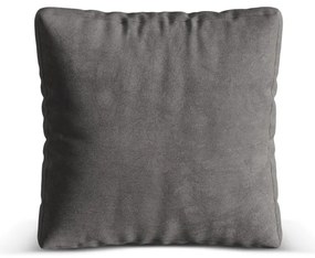 Сива кадифена възглавница за модулен диван Martina – Micadoni