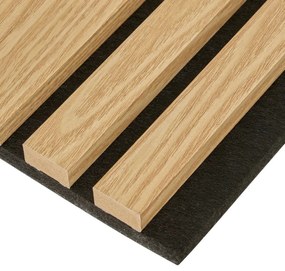 Акустичен декоративен стенен панел atmosphera Colva, MDF, 120x60 cm, Светло дърво