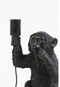 Черна настолна лампа (височина 34 cm) Monkey - Light &amp; Living