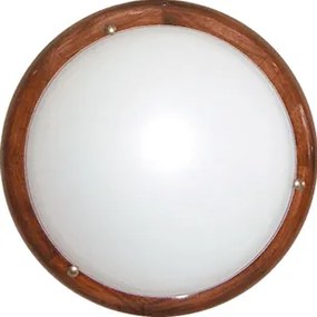 Плафониера ДЪРВО КРЪГ, ø300, палисандър, 1xE27