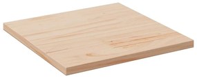 824375 vidaXL Плот за маса, 50x50x2,5 см, бор масив, квадратен
