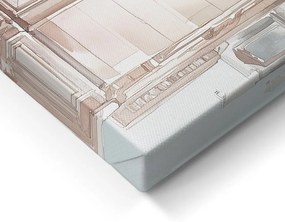 Картина 60x80 cm Café de Fleurs – Styler