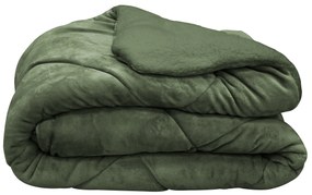 2 в 1 Одеяло шерпа/олекотена завивка Artisti Italiani Reverie 160/220 зелено