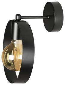 Аплик МАРТИС S, черен, 1xE27