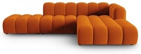 Оранжев ъглов диван (десен ъгъл) Lupine – Micadoni Home