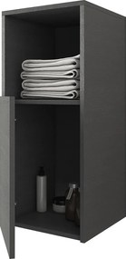 Висяща колона за баня Drop Sorrento-графит-Наляво