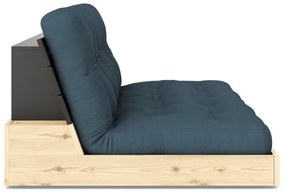 Разтегателен диван в петролен цвят 196 cm Base – Karup Design