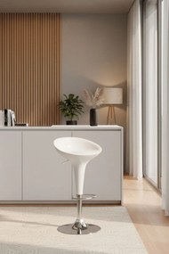 Бар стол Elaina-Бял (2) парчета