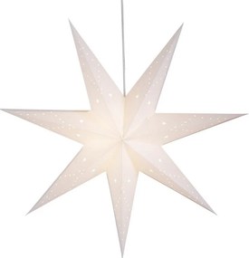 Бяла висяща коледна светлинна украса Saturnus – Markslöjd