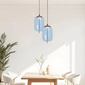 Стъклен пендел Blue APP443-CP