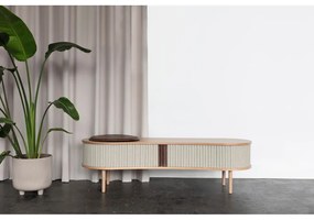 ТВ масичка в сиво-кафяво от дъб 140x40 cm Audacious - UMAGE