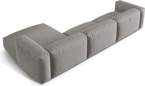 Светлосив модулен ъглов диван (десен ъгъл) Martina – Micadoni Home