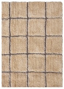 Ръчно изработена вълнена пътека в кехлибарен цвят 80x230 cm Mosaic Amber – Lorena Canals