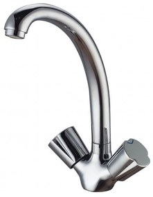 Стоящ смесител за умивалник Брит ICF 8847474 C M 7119, месинг, хром, 16x24см