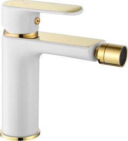 Смесител за биде Rea Bloom White gold