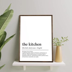 Плакат в рамка 50x70 cm Kitchen - Wallity