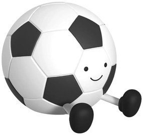 LED детска сензорна лампа FOOTBALL LED/2W/5V USB 1200 mAh бяла/черна