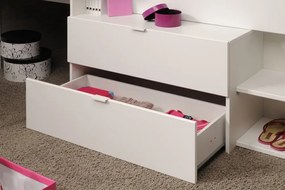 Ниско двуетажно легло Latte - White