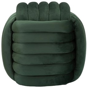 Зелена кадифена табуретка Softy – Mauro Ferretti