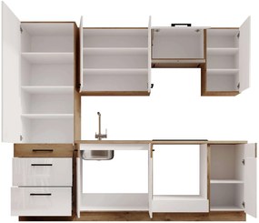 Кухненски състав Vika 240-Leuko Fusiko