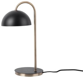 Настолна лампа в матово черно Decova Dome - Leitmotiv