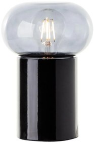 Brilliant - Настолна лампа KNUT 1xE27/25W/230V черен/прозрачен