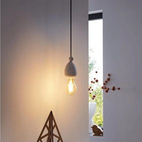 Eglo 32544 - Таванно осветително тяло YORTH 1xE27/60W/230V бяло